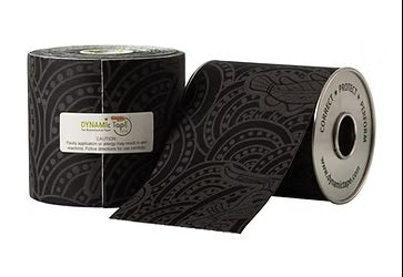 Dynamic Tape Eco black tattoo, erittäin vahva biomekaaninen teippi