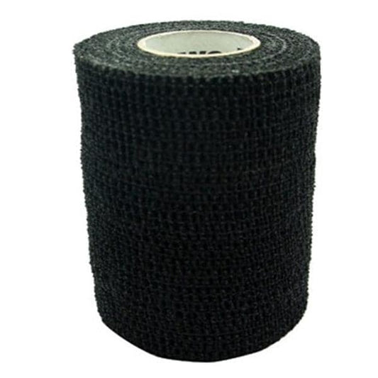Andover PowerFlex 7,5 cm x 5,5 m, musta, koheesiivinen urheiluteippi