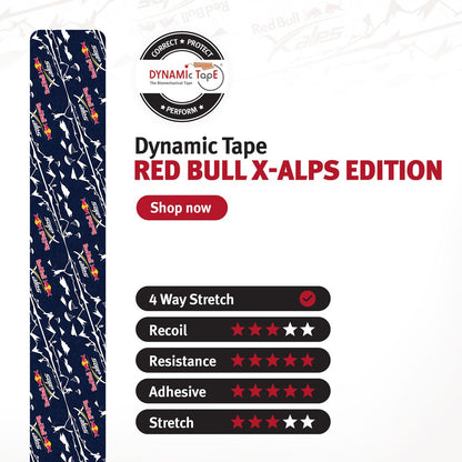 Dynamic Tape Red Bull X-Alps Edition, ekologinen biomekaaninen teippi