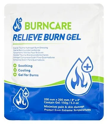 BurnCare palovammasidos, hydrogeeli teepuuöljyllä