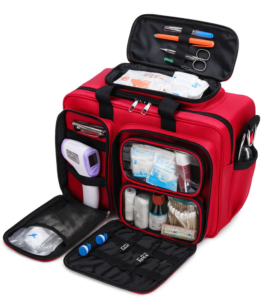 SLX Huoltolaukku DW-BLD05 37 x 22 x 20 cm, punainen, kompakti huoltolaukku